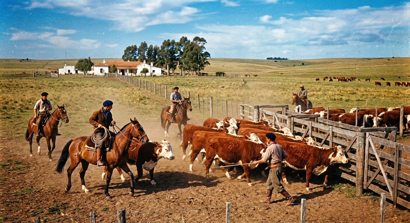 Campo argentino — los campos de crianza extensiva de Ambort en las pampas